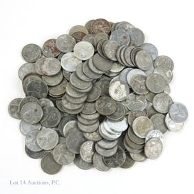 1943 USA Lincoln Steel Wheat Cents (150)