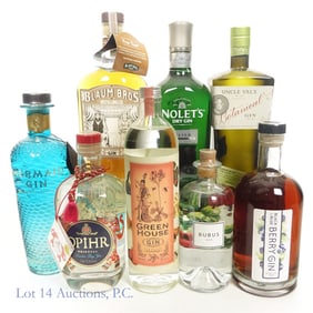 8 Bottles of Gin LOCAL PICK UP ONLY NO SHIPPING