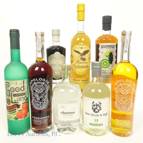 8 Bottles of Liqueur Apologue, Chareau, Accompani
