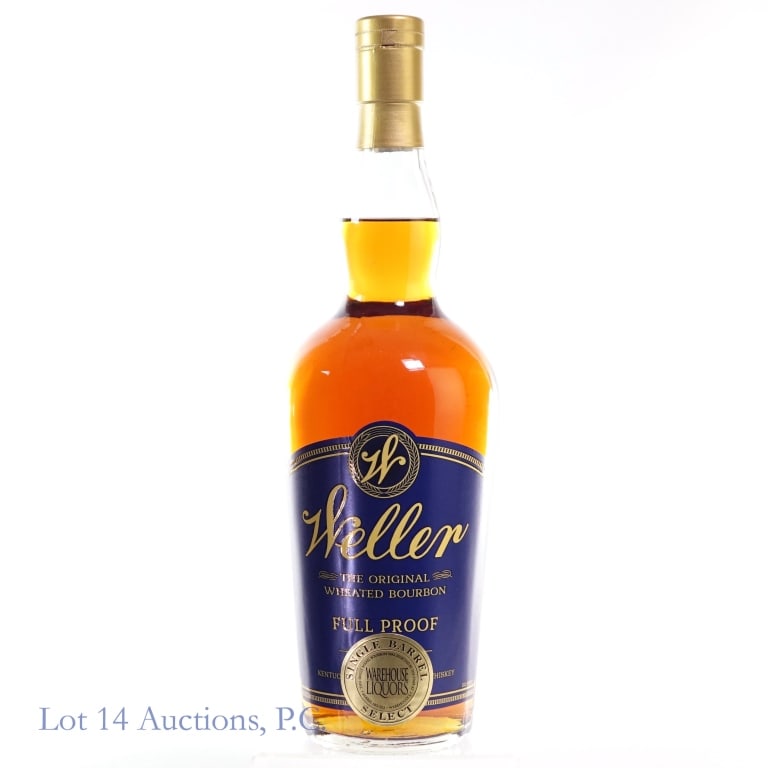 Weller Full Proof Bourbon Store Pick (2022): Weller Full Proof Bourbon (2022), 114 Proof, 750 ml, Warehouse Liquors Barrel #012 Private Selection.