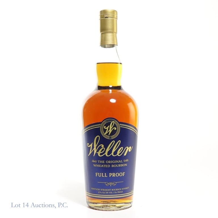 Weller Full Proof Bourbon (2024): Weller Full Proof Bourbon (2024), 114 Proof, 750 ml. Etch: L24135 0111:53B.