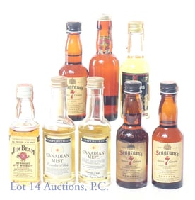 Whisky Mini Bottles - Vintage (8)