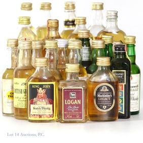 Scotch Whisky - 22 Vintage Mini Bottles