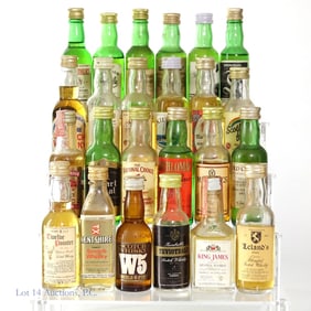 Scotch Whisky - 24 Vintage Mini Bottles