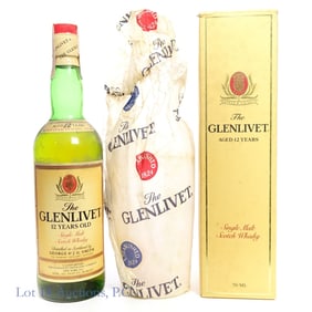 1980s Glenlivet 12 Year Single Malt Scotch