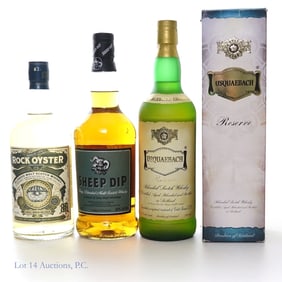 Sheep Dip, Rock Oyster, Usquaebach Scotch (3)