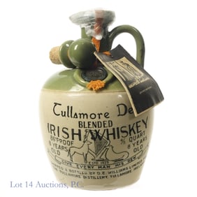 Tullamore Dew 8 Year Irish Whiskey Ceramic Jug