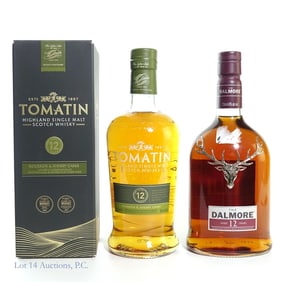 12 Year Tomatin & Dalmore S.M. Scotch, Highland, 2