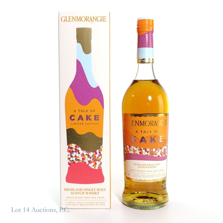 Glenmorangie A Tale of Cake Highland SM Scotch: Glenmorangie "A Tale of Cake" Limited Edition Highland Single Malt Scotch Whisky, 46%abv, 750ml, with box