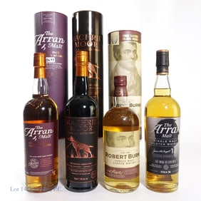 Arran Distillers 10 Yr, R. Burns, Machrie Moor...4