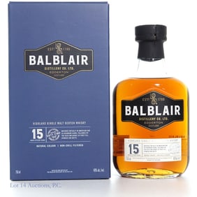 Balblair 15 Yr. Highland Single Malt Scotch Whisky