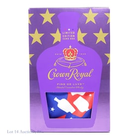 Crown Royal Fine Deluxe Canadian Whisky & Camo Bag