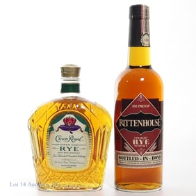 2 Ryes: Rittenhouse Bonded & Crown Royal (2)