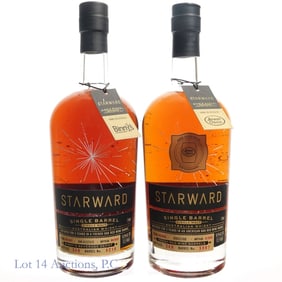 2017, 2018 3 Year Starward Single Barrel Whisky, 2