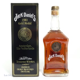 Jack Daniel's 1981 Gold Medal Tennessee Whiskey