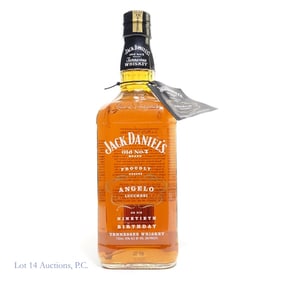 Jack Daniel's Angelo Lucchesi 90th B'day 2X Signed