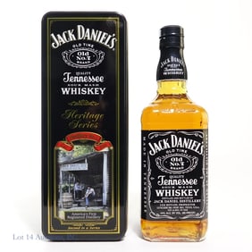 Jack Daniel's Heritage Series #2, TN Whiskey, 2002