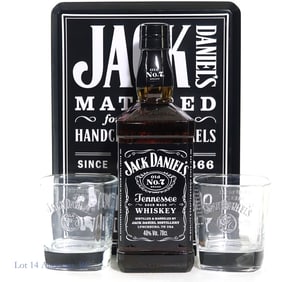 Jack Daniel's TN Whiskey Metal Gift Set