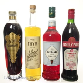French Bar - Thym, Giffard, Vermouth, Charmante, 4