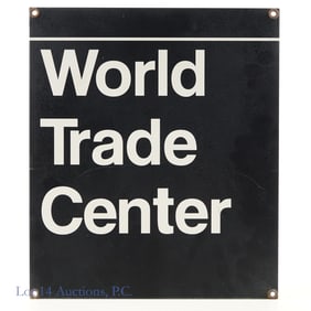 World Trade Center Subway Pillar Sign