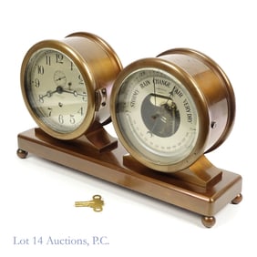 Chelsea Ship's Bell Clock and Barometer