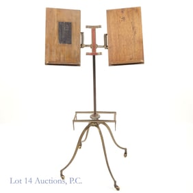 L. W. Noyes Dictionary Stand, Circa 1890