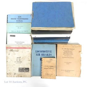 Manuals and Schematics for Trains Lot