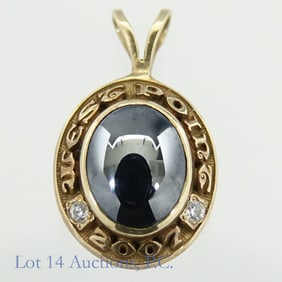 14K Yellow Gold Jostens West Point Pendant