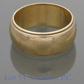 14k Yellow Gold Wedding Band