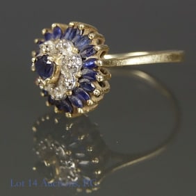 14k Yellow Gold Cocktail Ring