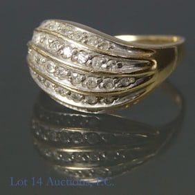 14k Yellow Gold Ring With Sapphires or Topaz