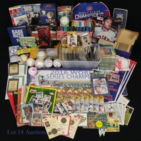 Large Lot of Baseball Collectibles