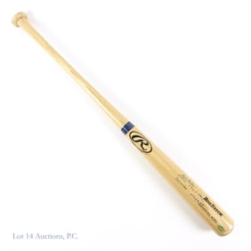 Bob Feller Signed Rawlings Bat (COA)
