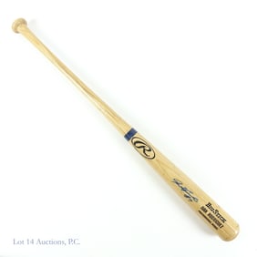 Ivan Rodriguez Signed Rawlings Bat