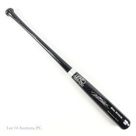 Kyle Schwarber Signed Rawlings Adirondack Bat