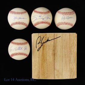 Wynn, Dawson, Sosa, Madlock Signed Baseballs (5)