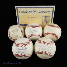 Signed / Game Used Baseballs (5)