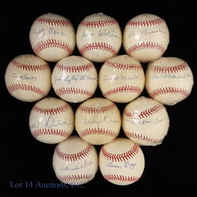 Baseballs Signed By Negro League Players (12)