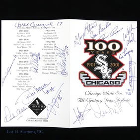 Chicago White Sox All-Century Program (15 Sigs)