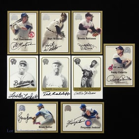 2000 2001 Fleer Greats of the Game Autograph Cards