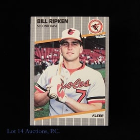 Bill Ripken 1989 Fleer FF Error Card F**K Face