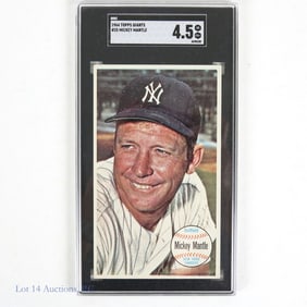Mickey Mantle 1964 Topps Giants #25 SGC 4.5