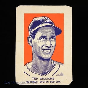 1952 Wheaties Ted Williams Portrait Card