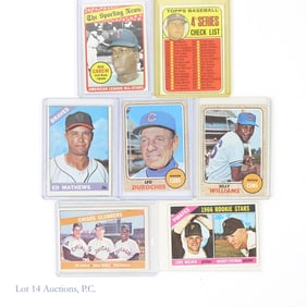 1960s Topps Baseball Cards (7 - 3 HOF)
