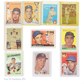 1950s Topps Baseball Cards (10 - 57 Mathews ++)