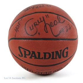 Marques Haynes / Curly Neal Signed Basketball