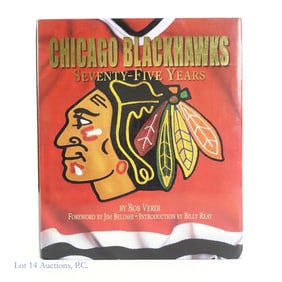 Chi Blackhawks 75th Anniv Book (Multi-Signed)