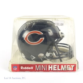 Jim McMahon Autographed Mini Helmet (Schwartz)