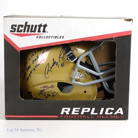 Rudy Ruettiger Signed FS ND Helmet (Inscribed Speech & Play)