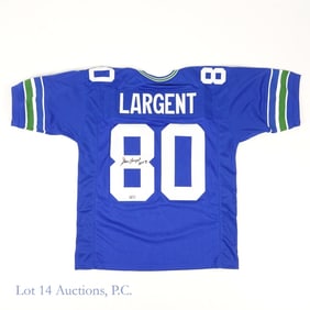Seahawks Steve Largent HOF 95 Signed Jersey W/COA